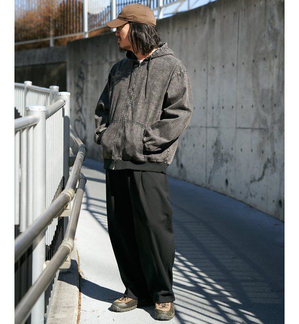 VENCE share style「デニムフルジップパーカー」|ブルゾン・スタジャン|