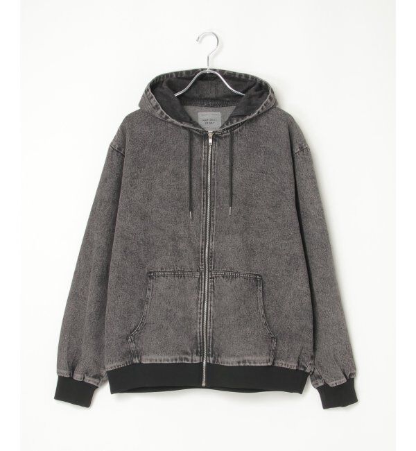 VENCE share style「デニムフルジップパーカー」|ブルゾン・スタジャン|