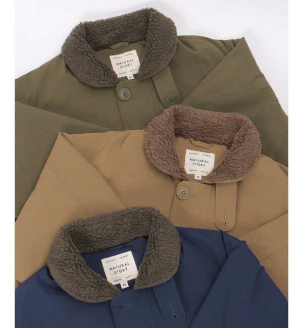 VENCE share style「襟ボアN-1デッキジャケット」|ブルゾン・スタジャン|