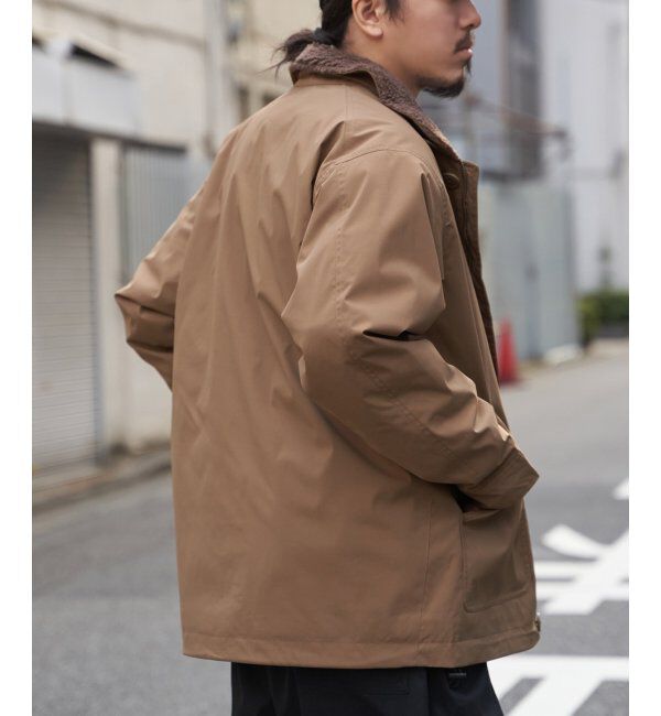 VENCE share style「襟ボアN-1デッキジャケット」|ブルゾン・スタジャン|