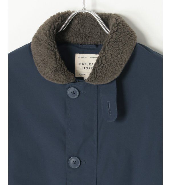 VENCE share style「襟ボアN-1デッキジャケット」|ブルゾン・スタジャン|