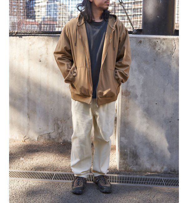 VENCE share style「デニム・キャンバスフルジップパーカー」|ブルゾン・スタジャン|