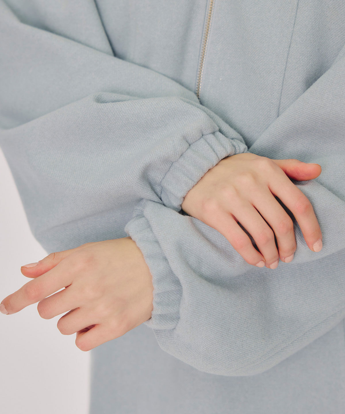 REDYAZEL「ビッグスリーブフードショートブルゾン」|ブルゾン・スタジャン|