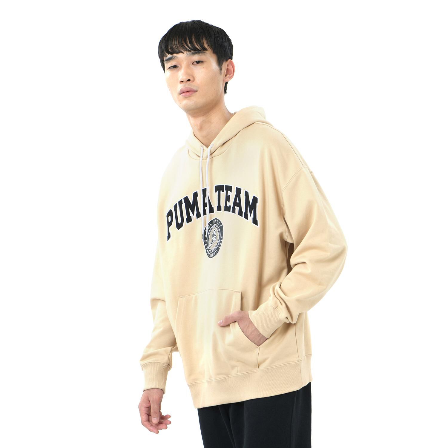 PUMA「【PUMA ｳｪｱ】M TEAM HOODIE TR」|ポロシャツ|