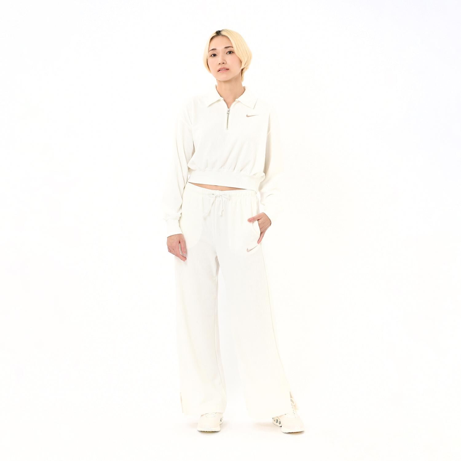 NIKE「【NIKE ｳｪｱ】W VLR CROP QZ XWAP」|Tシャツ・カットソー|