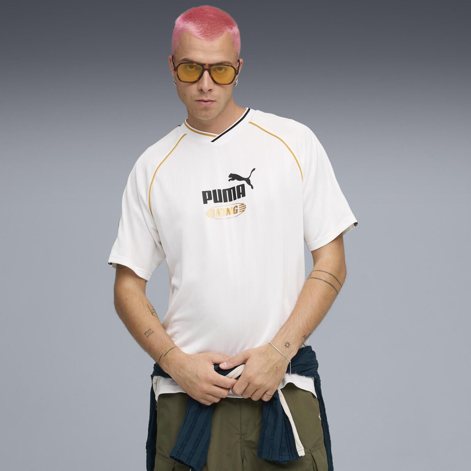 PUMA「【PUMA ｳｪｱ】M KING RELAXED FOOTBALL JERSEY」|Tシャツ・カットソー|