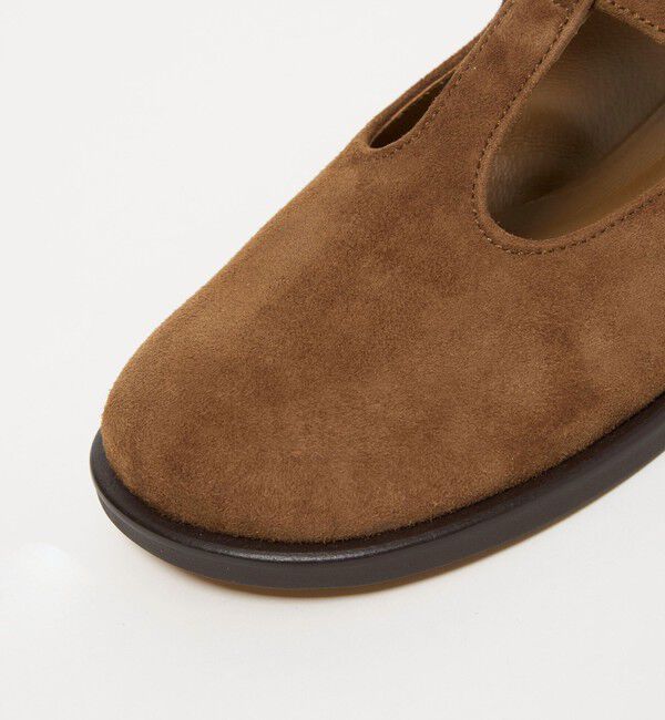 ODETTE E ODILE「オブリークTストラップミュール フラット15&uarr;」|スリッポン|