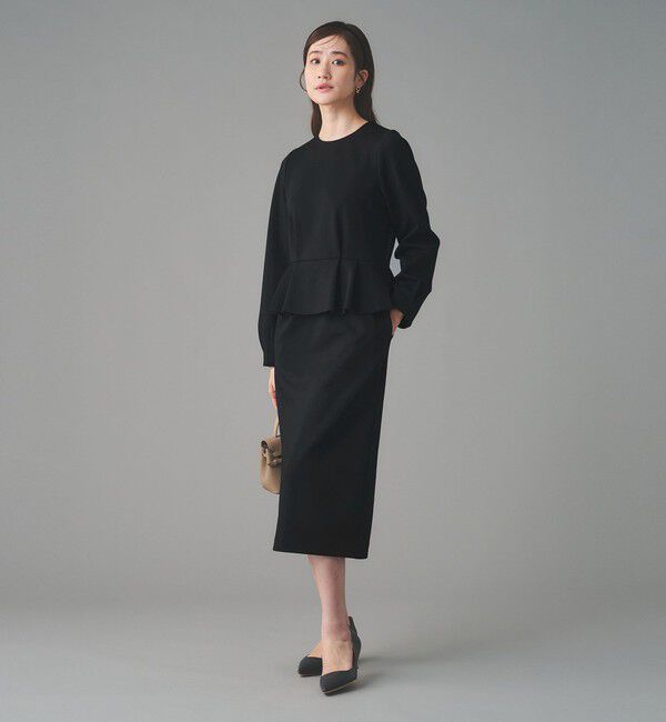 UNITED ARROWS「SPONGY ペプラム ワンピース」|ワンピース|