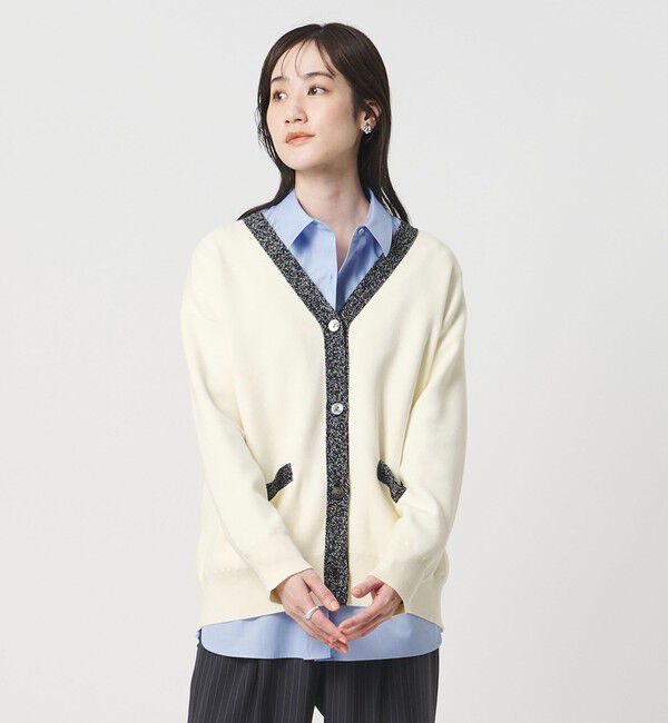 UNITED ARROWS「コンフォート スマート Vネックカーディガン ‐ウォッシャブル‐」|カーディガン|