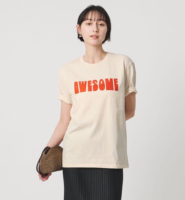 UNITED ARROWS「【別注】＜MIXTA＞AWESOME Tシャツ」|Tシャツ・カットソー|NATURAL