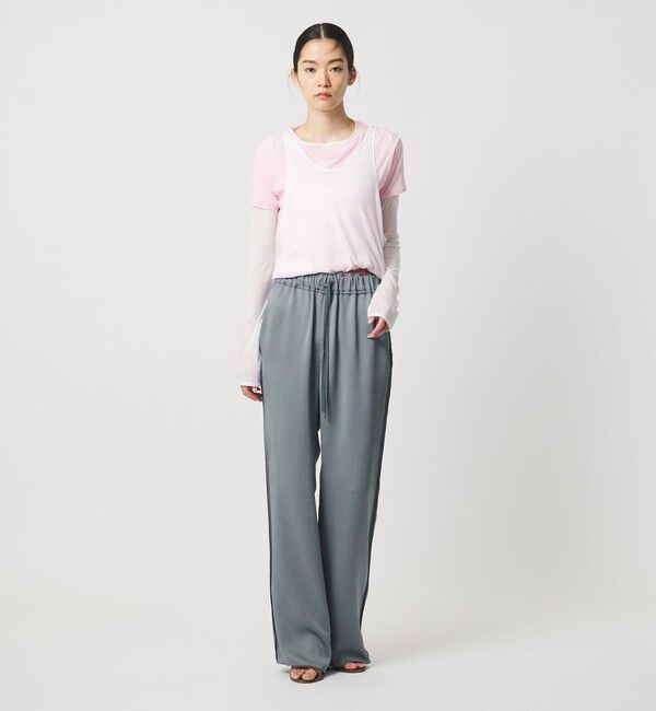 AEWEN MATOPH「＜AEWEN MATOPH＞サテンメローイージーパンツ ‐ ウォッシャブル ‐」|チノ|