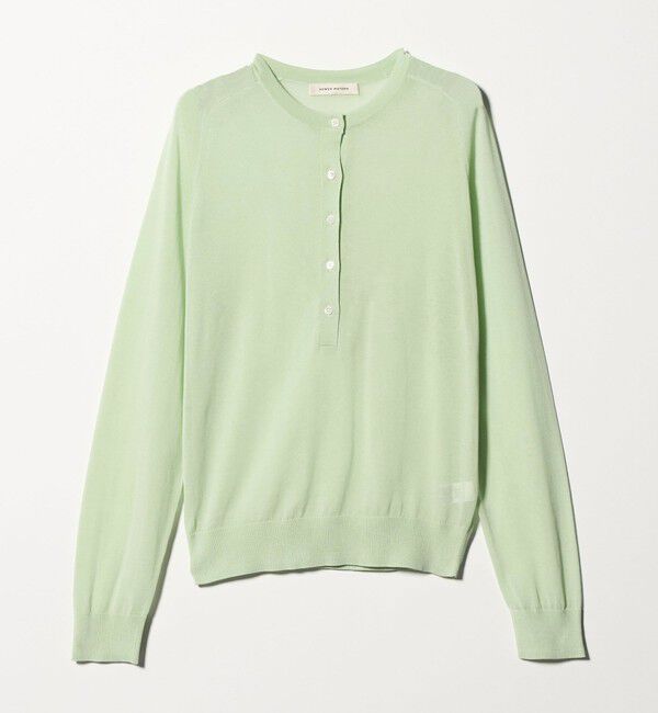 AEWEN MATOPH「＜AEWEN MATOPH＞シアーヘンリーネックニット - ウォッシャブル ‐」|ニット・セーター|