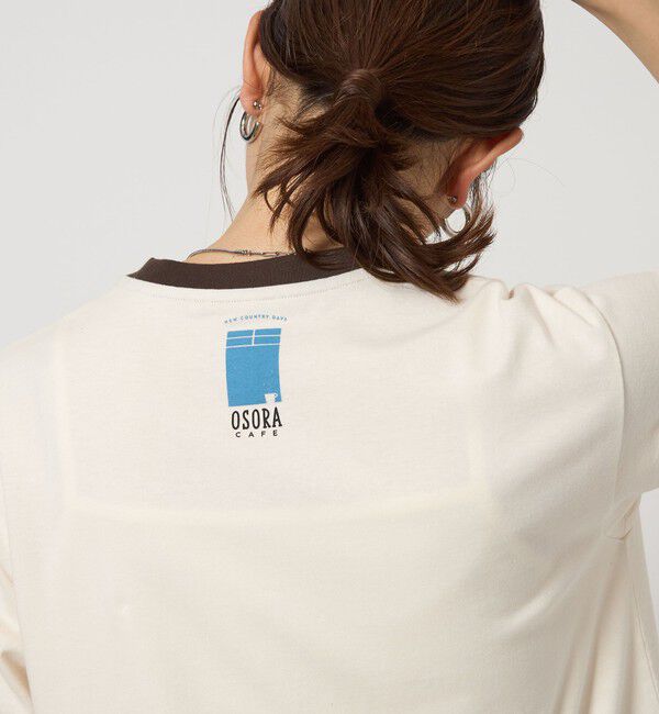 UNITED ARROWS green label relaxing「＜OSORA CAFE＞リンガー Tシャツ」|Tシャツ・カットソー|
