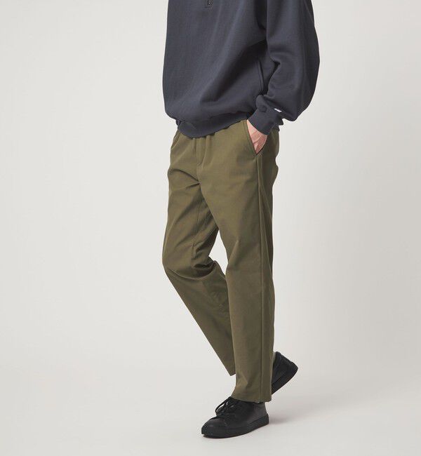 UNITED ARROWS green label relaxing「【WEB限定】ポリエステル ツイル クイックベルト R2 イージーパンツ -ストレッチ-」|その他|OLIVE