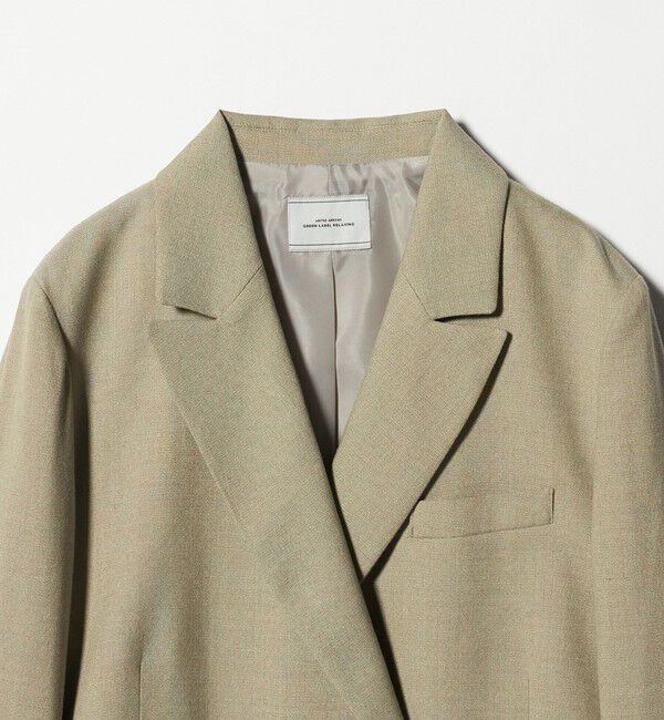 UNITED ARROWS green label relaxing「［size SHORTあり］ラミーブレンド ダブル ジャケット」|テーラードジャケット|