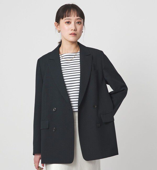 UNITED ARROWS green label relaxing「［size SHORTあり］ラミーブレンド ダブル ジャケット」|テーラードジャケット|