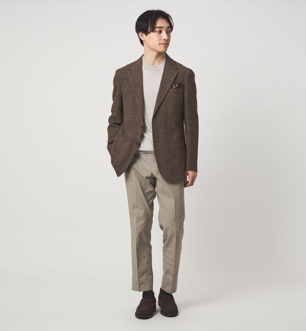 UNITED ARROWS green label relaxing「WO/LI ピンヘッド 2B RG ジャケット」|テーラードジャケット|