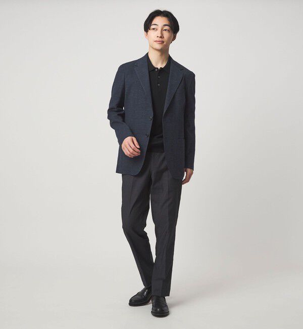 UNITED ARROWS green label relaxing「WO/LI ピンヘッド 2B RG ジャケット」|テーラードジャケット|