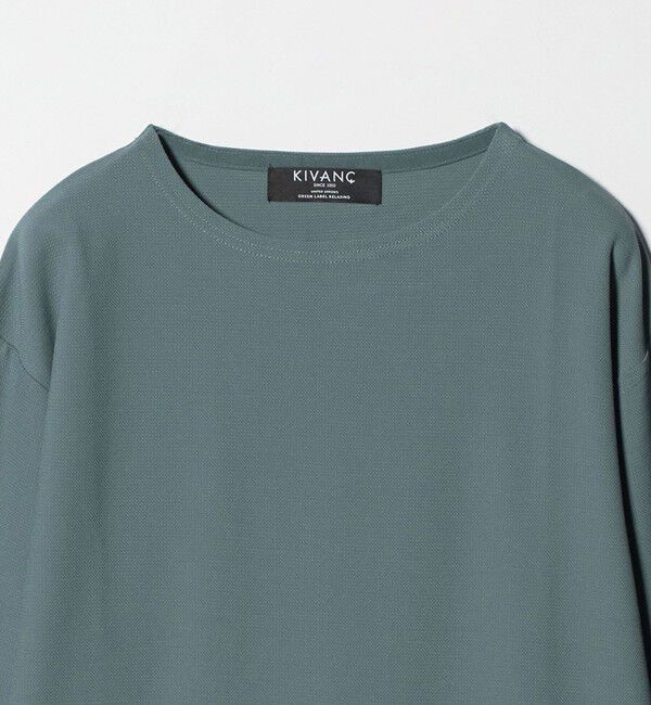 UNITED ARROWS green label relaxing「KIVANC ノーカラー 長袖 Tシャツ」|Tシャツ・カットソー|