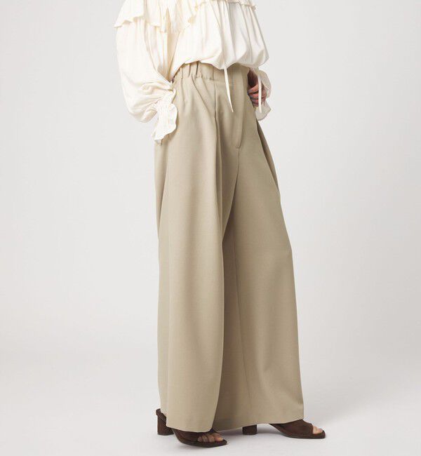 EMMEL REFINES「＜EMMEL REFINES＞EM ジプシーサップ ワイドパンツ」|チノ|