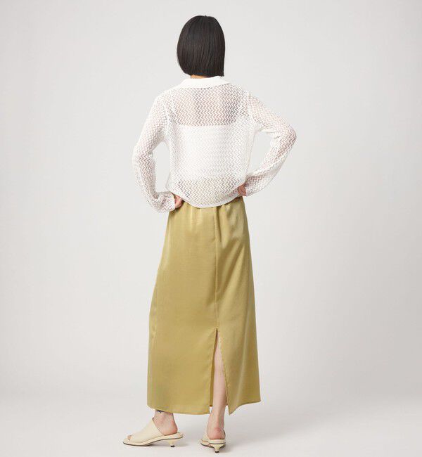 EMMEL REFINES「＜EMMEL REFINES＞EM ワッシャーVTG イージーサテンスカート」|スカート|