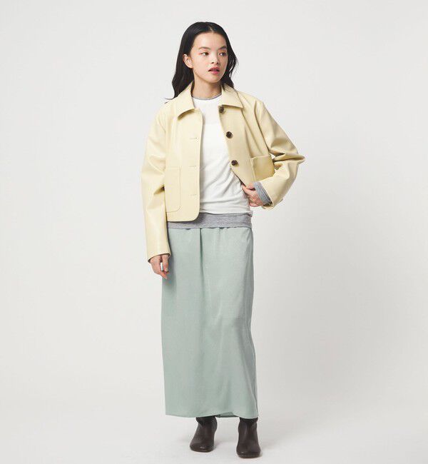 EMMEL REFINES「＜EMMEL REFINES＞EM ワッシャーVTG イージーサテンスカート」|スカート|