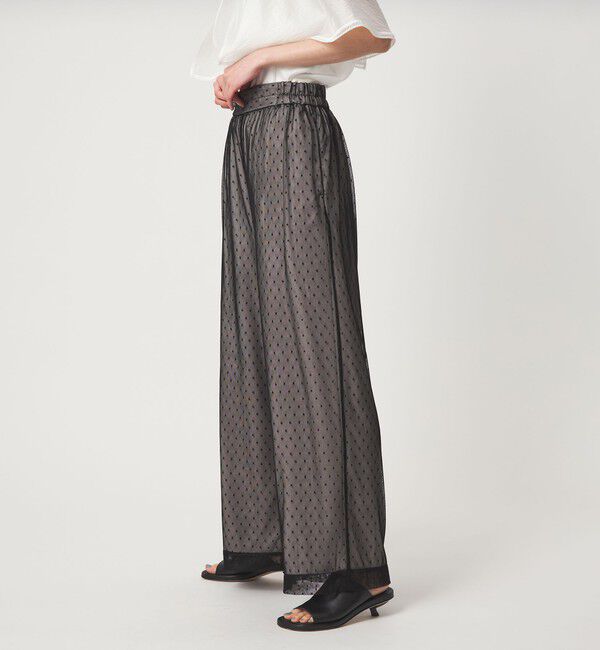 EMMEL REFINES「＜EMMEL REFINES＞EM ドットチュール レイヤー パンツ」|チノ|