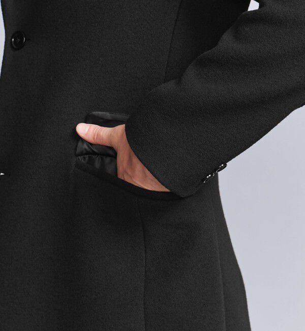 BEAUTY&YOUTH UNITED ARROWS「【WEB限定 WARDROBE SMART】PE メルトン チェスターコート」|チェスターコート|