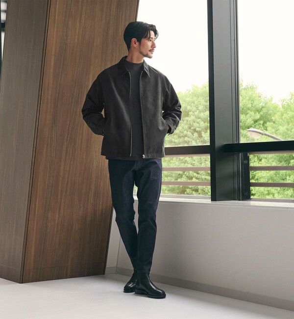 BEAUTY&YOUTH UNITED ARROWS「【WEB限定 WARDROBE SMART】スエードライク ジップ ブルゾン」|ブルゾン・スタジャン|