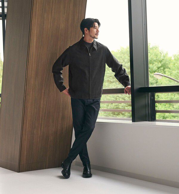 BEAUTY&YOUTH UNITED ARROWS「【WEB限定 WARDROBE SMART】スエードライク ジップ ブルゾン」|ブルゾン・スタジャン|