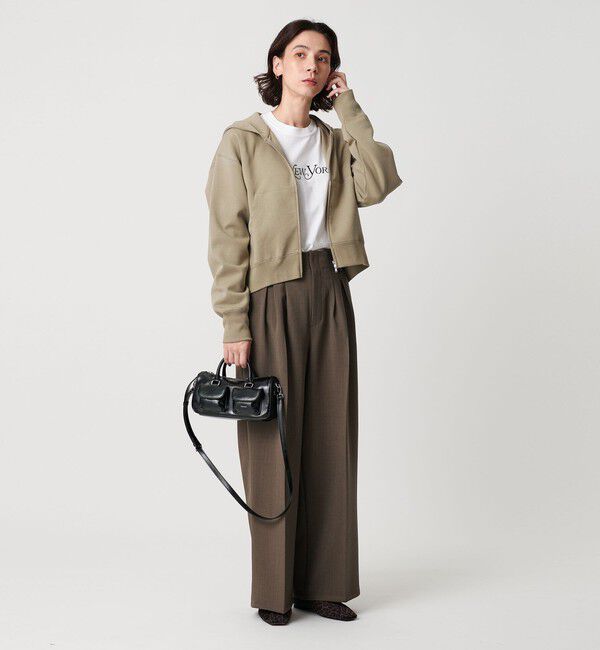 BEAUTY&YOUTH UNITED ARROWS「【WEB限定 Wardrobe DAILY MINIMAL】ダンボールスウェット ダブルジップパーカー」|パーカー|