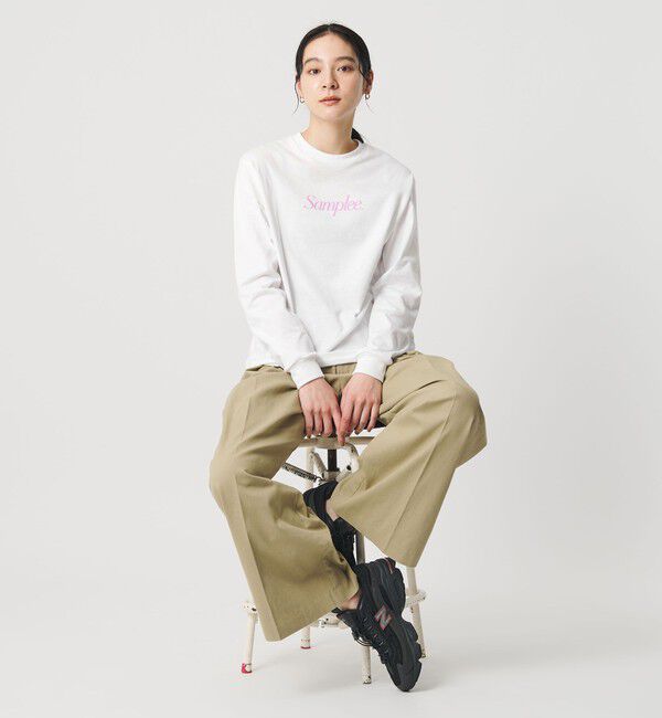 BEAUTY&YOUTH UNITED ARROWS「【別注】＜Samplee＞プリント ロングスリーブTシャツ」|Tシャツ・カットソー|