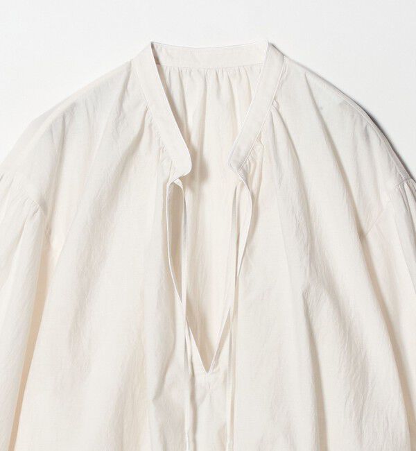 BEAUTY&YOUTH UNITED ARROWS「コットンナイロン ボリューム スキッパー ブラウス」|シャツ・ブラウス|