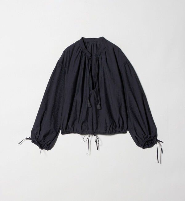 BEAUTY&YOUTH UNITED ARROWS「コットンナイロン ボリューム スキッパー ブラウス」|シャツ・ブラウス|