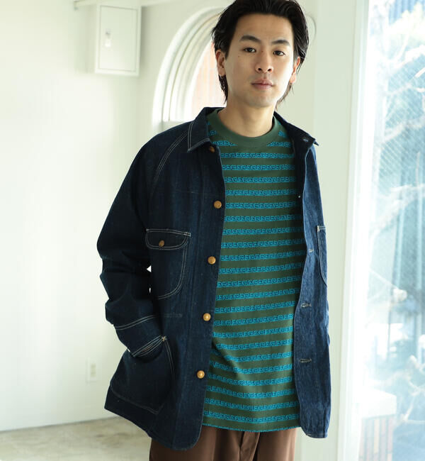 BEAMS「orSlow / 1950 カバーオール」|ブルゾン・スタジャン|ONE WASH