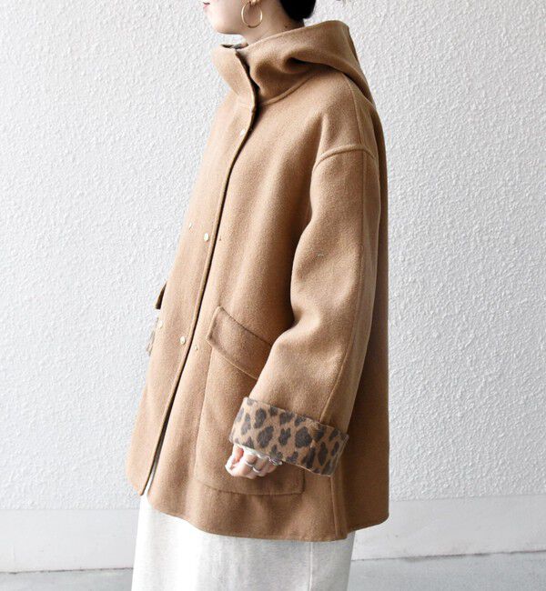 SHIPS any: リバー フーデッド Aライン ミドル コート（SHIPS any