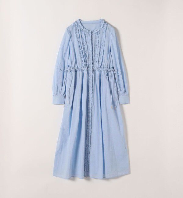 SHIPS any「SHIPS any:〈洗濯機可能〉キャンブリック Aライン フリル シャツ ワンピース」|ワンピース|