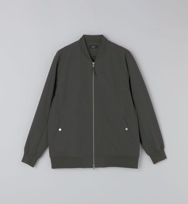 SHIPS「SHIPS:〈撥水/UVカット〉MA-1 リブ ブルゾン」|ブルゾン・スタジャン|