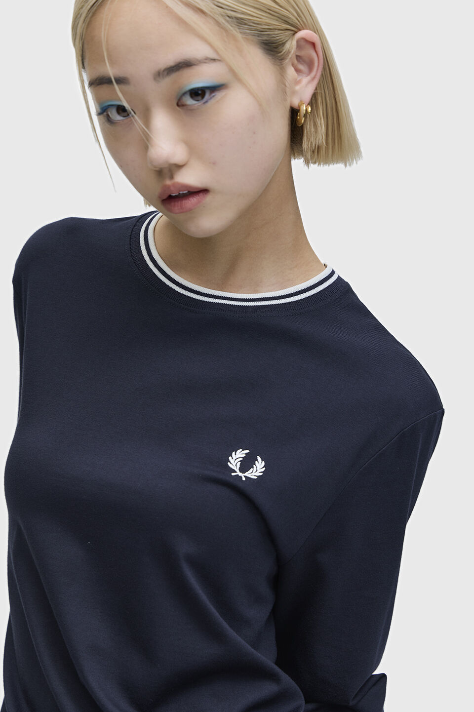 FRED PERRY 「Long Sleeve Twin Tipped T-Shirt」|Tシャツ・カットソー|