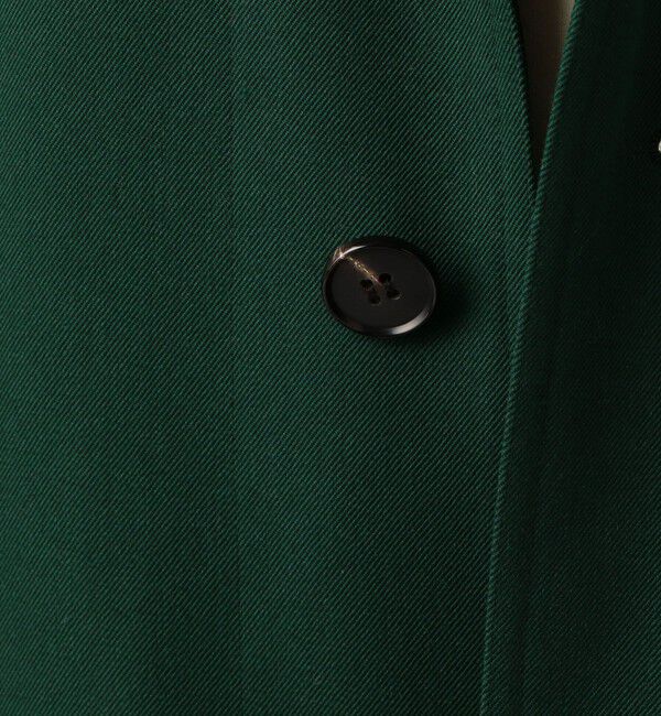 CABaN「ウールギャバジン スタンドカラーコート」|ステンカラーコート|