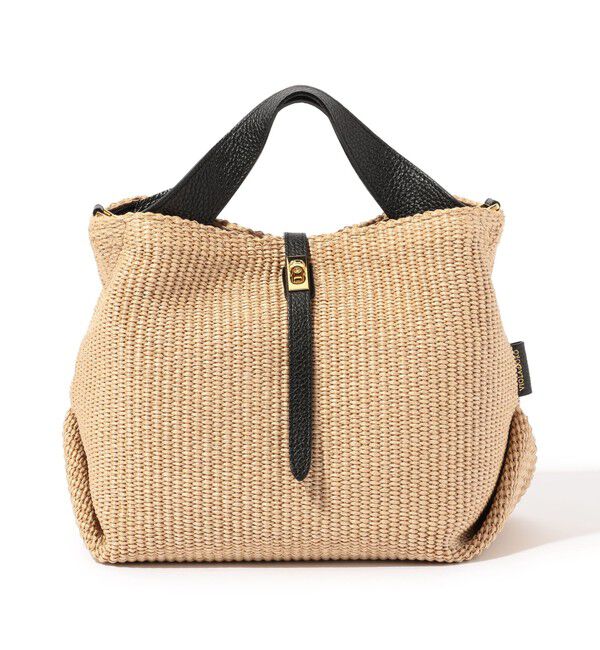 TOMORROWLAND GOODS「VIOLAd'ORO イタリアンラフィアシート 2WAYトートバッグ M」|トートバッグ|42 ライトベージュ系