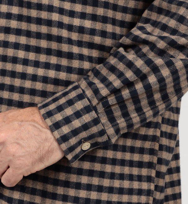 TOMORROWLAND MENS「【別注】GUY ROVER コットンフランネル オーバーシャツ」|ブルゾン・スタジャン|