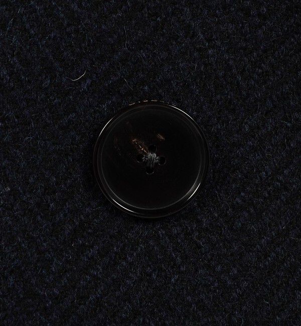 TOMORROWLAND MENS「プレミアムシェットランドウール ショートポロコート」|ピーコート|