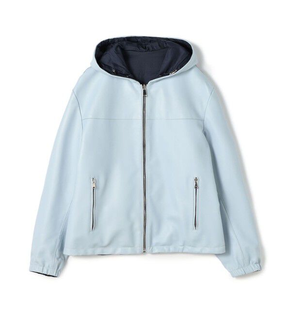 TOMORROWLAND MENS「【別注】EMMETI LUCA ラムレザー リバーシブルフーデッドブルゾン」|ブルゾン・スタジャン|62 ライトブルー系