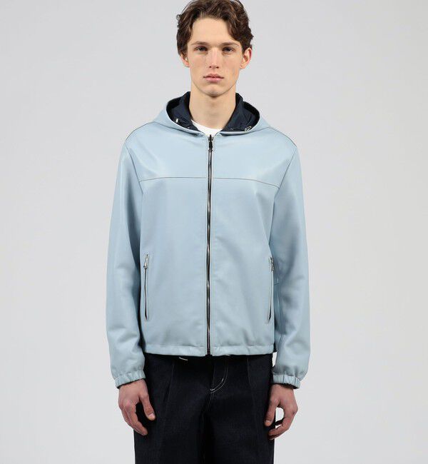 TOMORROWLAND MENS「【別注】EMMETI LUCA ラムレザー リバーシブルフーデッドブルゾン」|ブルゾン・スタジャン|