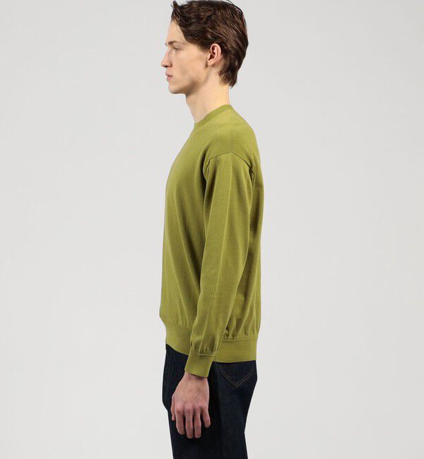 TOMORROWLAND MENS「TOMORROWLAND tricot ギザコットン クルーネックプルオーバーニット」|ニット・セーター|