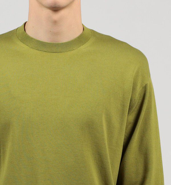 TOMORROWLAND MENS「TOMORROWLAND tricot ギザコットン クルーネックプルオーバーニット」|ニット・セーター|