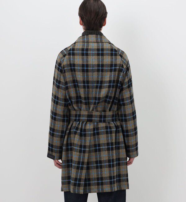 TOMORROWLAND BUYING WEAR「ERRICO FORMICOLA ウールチェック ボタンレスベルテッドコート」|その他|