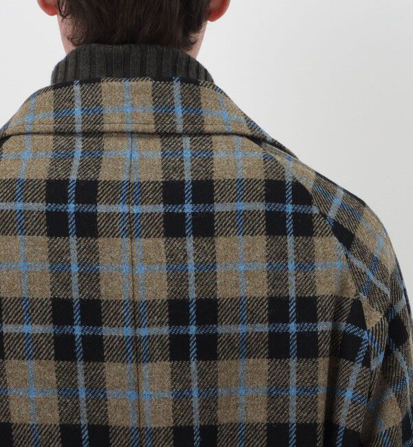 TOMORROWLAND BUYING WEAR「ERRICO FORMICOLA ウールチェック ボタンレスベルテッドコート」|その他|