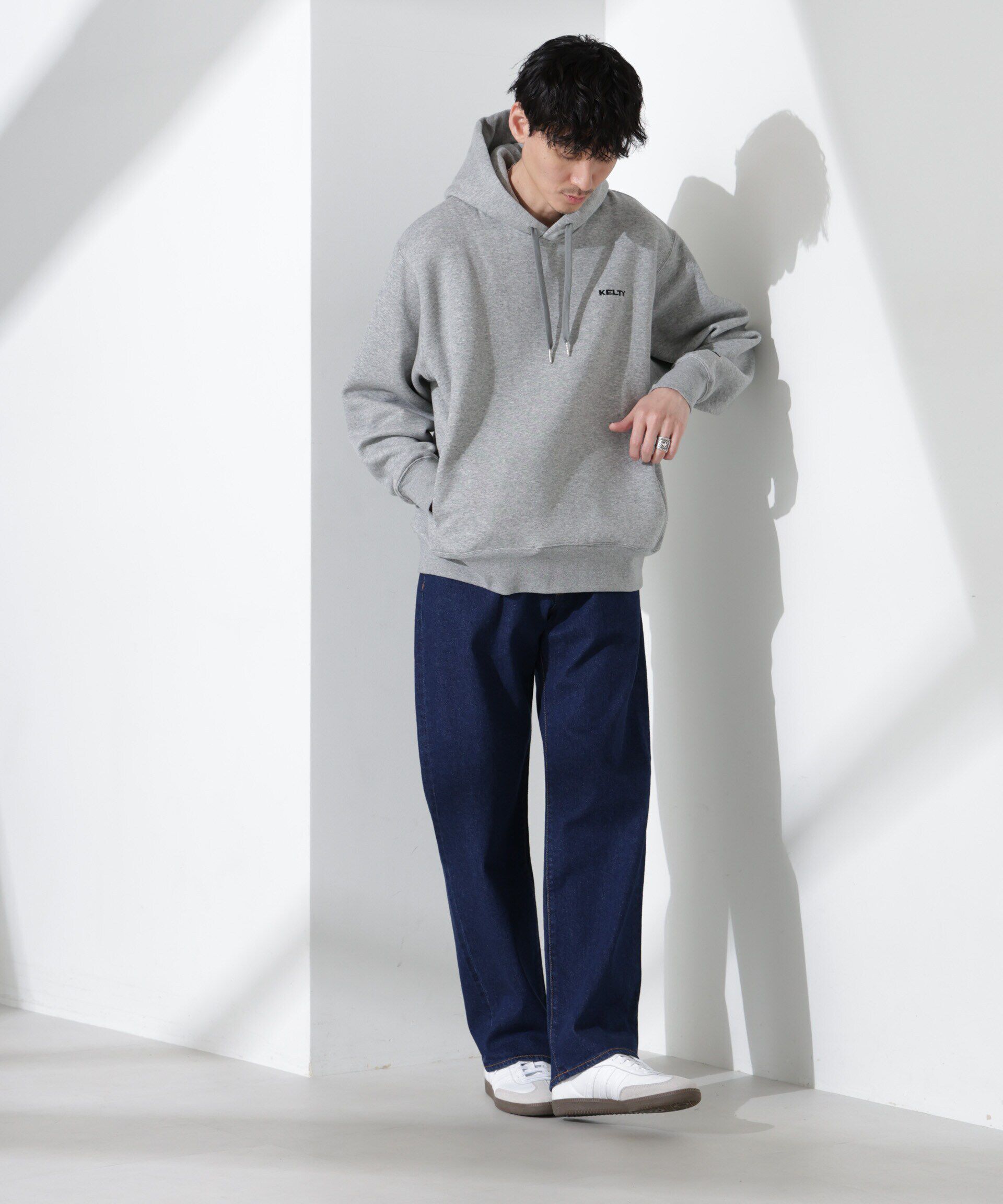 nano･universe「「KELTY&times;NANO universe」ミニロゴスウェットパーカー」|Tシャツ・カットソー|